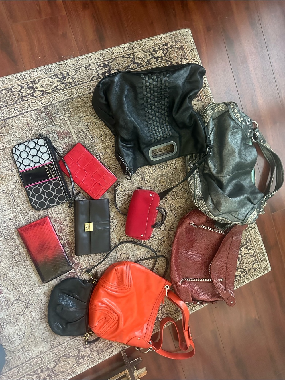 Reseller or collector lot of purses fossil Calvin Klein Cynthia rowley Kenneth